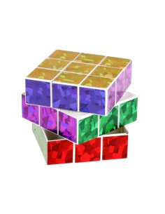 Cub de rubik amb purpurina 2