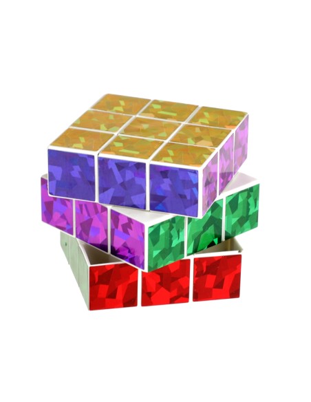 Cub de rubik amb purpurina