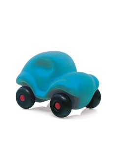 Coche turquesa de caucho...