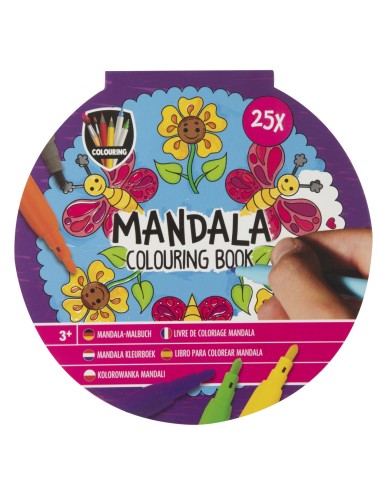 Pintar mandalas - 25 pzs.