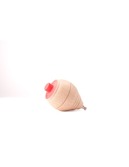 Peonza de madera con cordel