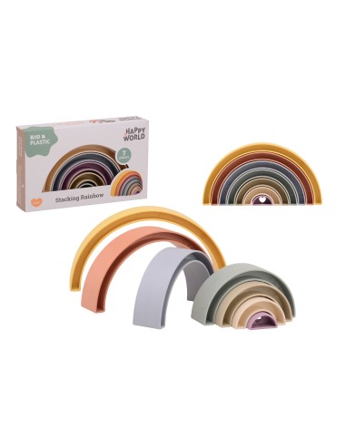 Arcoíris de bio plástico - 7 piezas