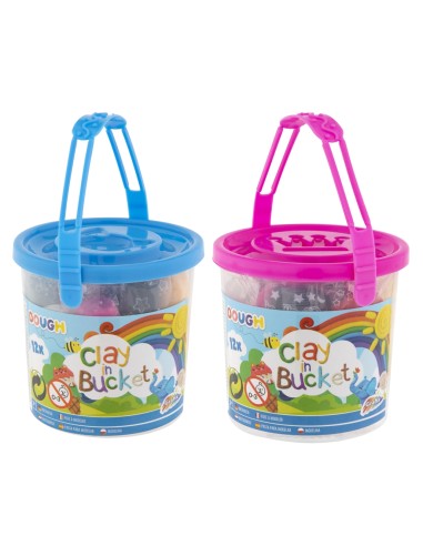 Cubo con 12 barras de plastilina