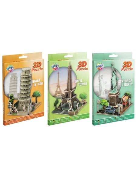 Puzle 3D Edificis del món