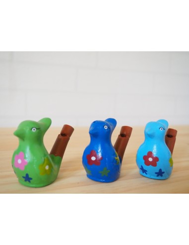 Pájaro porcelana agua