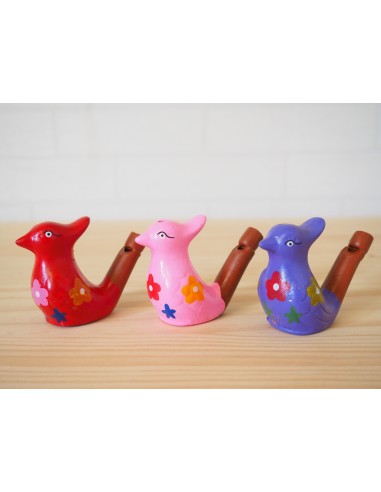 Pájaro porcelana agua