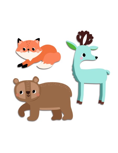 Adhesius Animals del Bosc - 62 u