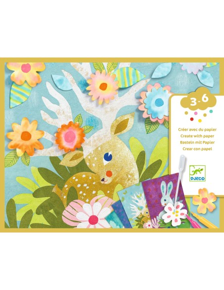 Pintura amb aigua i paper assecant