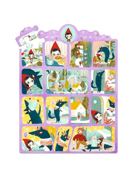 Puzle Cuento Caperucita Roja - 35 pzs.