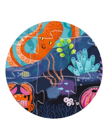 Puzle Gegant Tactilo Mar - 28+4 pcs.