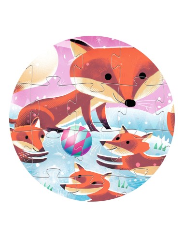 Puzle silueta Petita Guineu  - 24 pcs.