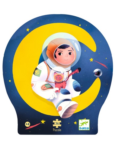 Puzle Silueta Astronauta - 36 pcs.