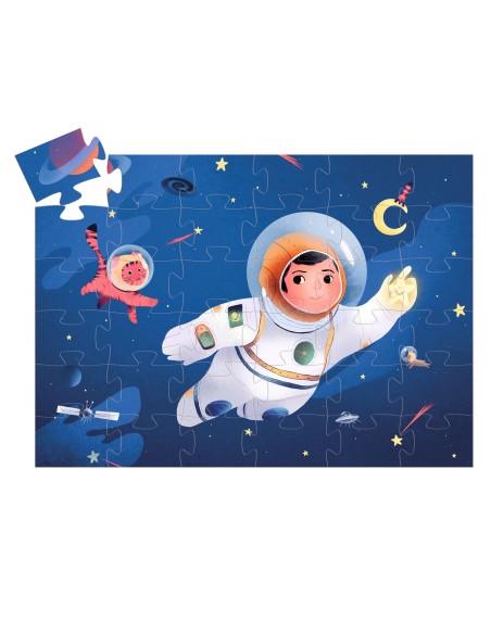 Puzle Silueta Astronauta - 36 pcs.