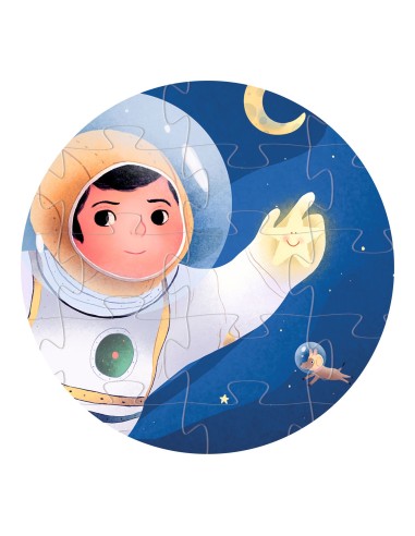 Puzle Silueta Astronauta - 36 pzs.
