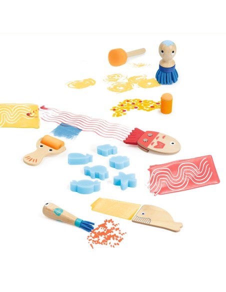 Utensilios curiosos para pintar