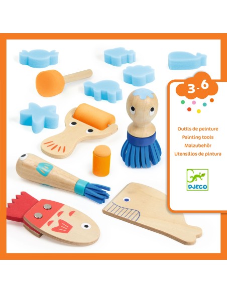 Utensilios curiosos para pintar