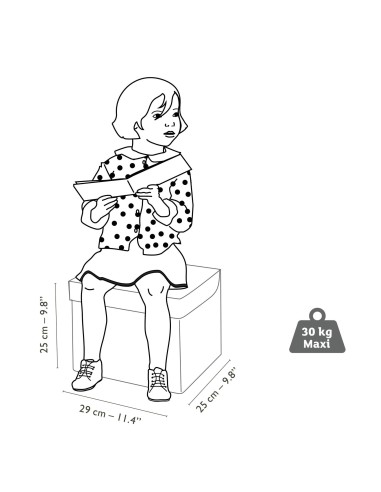 Guardajuguetes / Asiento - Conejo