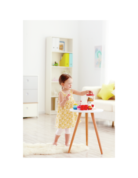 Batedora de joguina de fusta