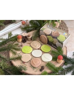 Piedras táctiles - Naturaleza 2