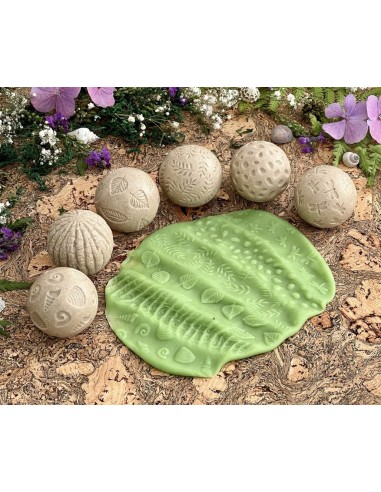 Rodillos de texturas del mundo natural