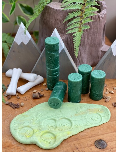 Rodets de textures del món dels Dinosaures