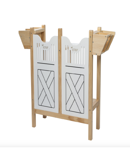 Cuadra de madera para 4 caballos