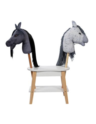 Mesa para peinar caballo de palo