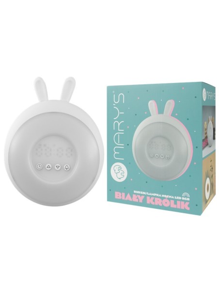 Rellotge despertador i llum de nit - Conill