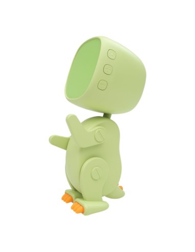 Reloj Despertador Robo-Dino Verde