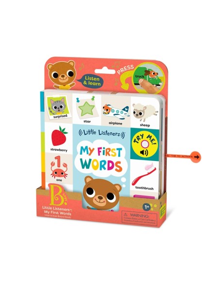 Little Listeners My First Words - Libro Interactivo en inglés