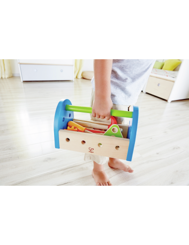 Caixa d'eines de fusta