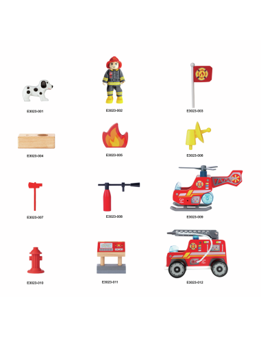 Parque de bomberos de madera Gran Ciudad