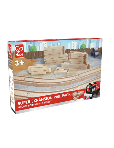 Vies de Tren de Fusta - 24 pcs.