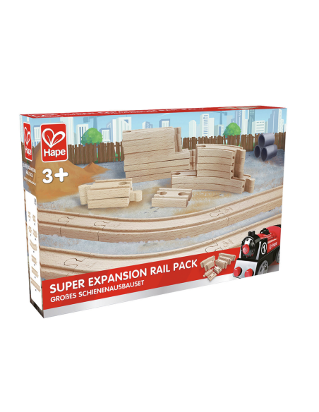 Vies de Tren de Fusta - 24 pcs.