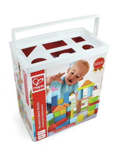 Construcció de Fusta amb Cub - 101 pcs.