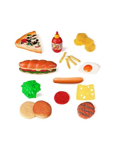 Comida rápida de juguete - 19 pcs