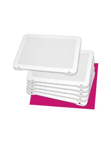 Placa blanca para pinchos