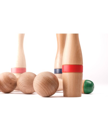 Joc de bitlles amb xarxa