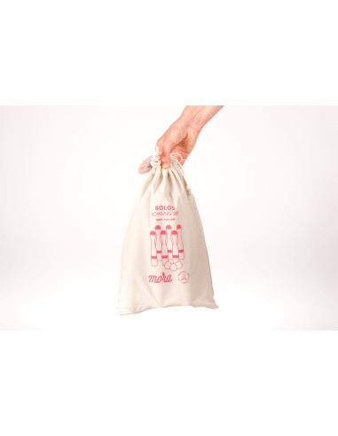 Bitlles de joguina amb sac