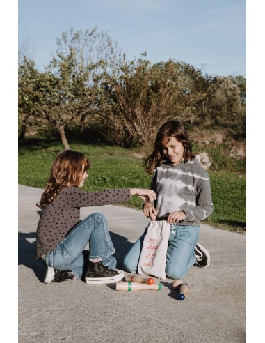 Bitlles de joguina amb sac