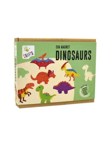 Manualidad - Imanes de dinosaurios