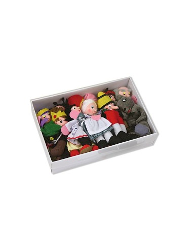 12 Títeres de dedo - cuentos