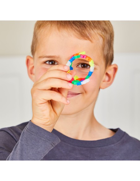 Plus-Plus Cubo Neón Mix 600 piezas