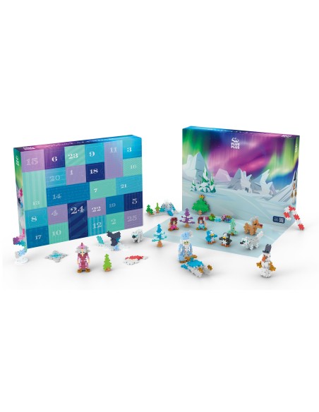 Plus-Plus Calendario de Adviento Aurora Boreal 600 piezas