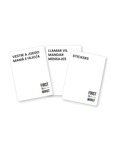 First to worst - Joc de cooperació