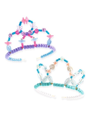 Perlas dúo de tiaras Azul