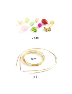 Perlas dúo de tiaras Rosa 2