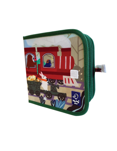 Jaq Jaq Bird Libro Pizarra - Trenes