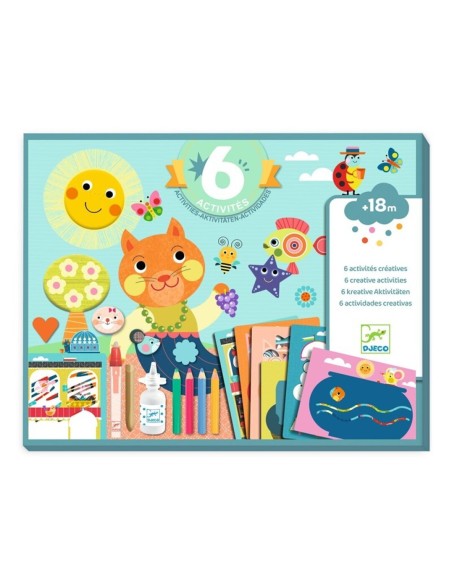 Cofre multiactividad El gato y sus amigos