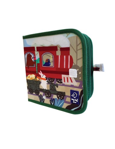 Jaq Jaq Bird Libro Pizarra - Trenes